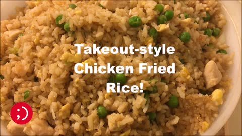 Takeout-style chicken fried rice recipe