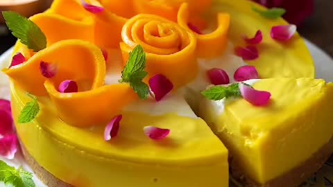 Mango Pudding Cheesecake