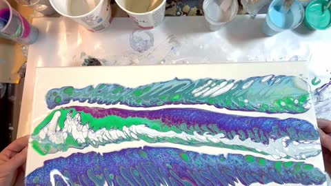 A Little Paint Pouring