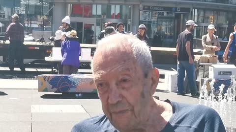 Doug the 91 Year Old Canadian Patriot Tells the World to Wake up