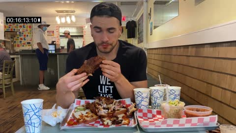 DEATHLY SPICY NASHVILLE HOT CHICKEN CHALLENGE | Charleston SC | Man Vs Food