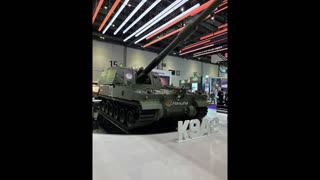 New 155-mm/L52 self-propelled gun K9A2 from the South Korean company Hanwha Defense