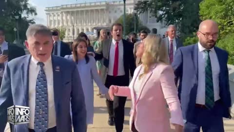 Marjorie Taylor Greene Owns Liberals Confronting Her Outside Of The Capitol Building