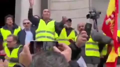 Residents of Madrid organized a mass protest over rising fuel prices1