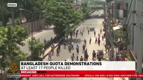 Bangladesh protests_ Local media reports 17 people killed.mp4