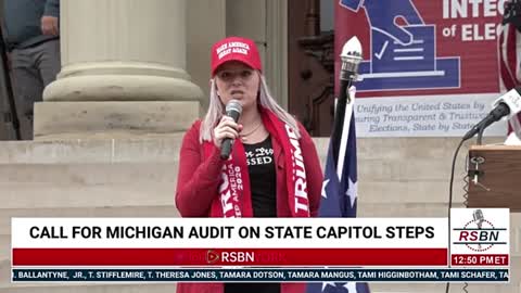 Mellissa Carone's Speech at Michigan Election Audit Rally