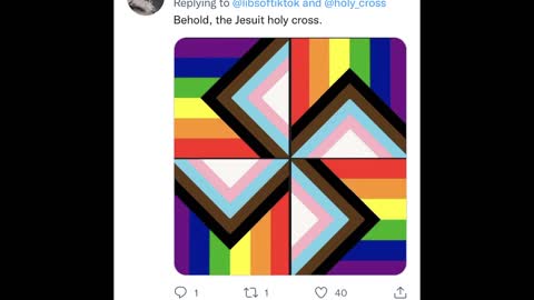 Behold, the Jesuit holy cross