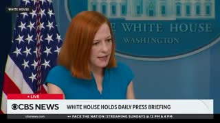 Psaki is asked about Biden making comments about the war in Ukraine that the White House later says do not reflect US policy