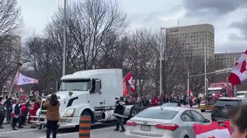 Québec convoy for freedom has just arrived in Ottawa 3/27/2022