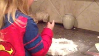 Little Girl Reacts To The Elf On The Shelf's Snow Angel Mess
