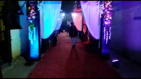 wedding stage decoration| #wedding #Jaimal Setup #indianwedding #Flower decoration