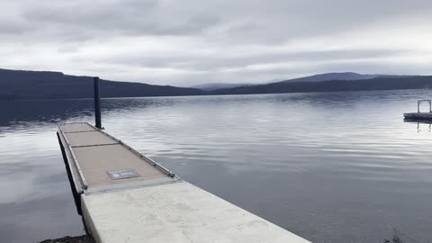 Arriving at Hood View Campground Boat Dock – Timothy Lake – Mount Hood – Oregon – 4K