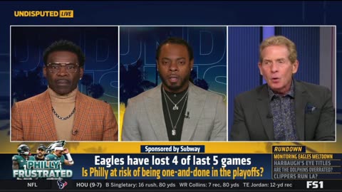 UNDISPUTED Skip Bayless reacts Eagles have lost 4 of last 5 games