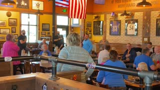 BBQ Restaurant Stops Daily to Celebrate National Anthem