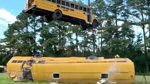 How Many School Buses Can We Stack?