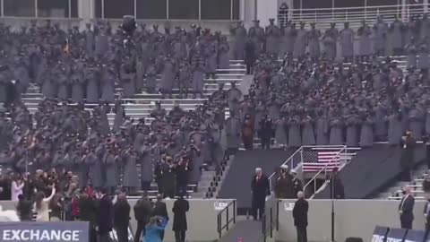 President Trump At Army Navy Football - USA! USA! USA! - Goosebumps