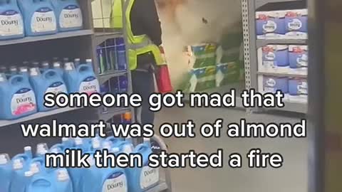 How can good goods in the supermarket spontaneously burn