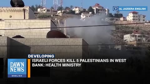 Israeli Forces Kill 5 Palestinians In Occupied West Bank: Health Ministry | Dawn News English