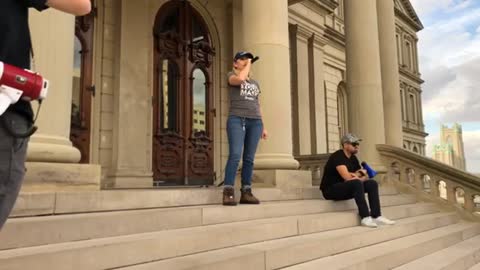 Day 4 Michigan State Capitol STOP THE STEAL Video 2