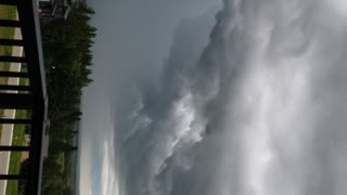 Alberta Storm Over The Lake