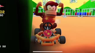 Mario Kart Tour - Funky Kong Cup Challenge: Glider Challenge Gameplay