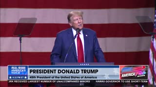 President Trump opens up his speech to an absolutely electrified crowd.