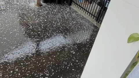 Hailstones seen for 1st time