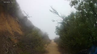 A wet ride on Barrett Stoddard Trail