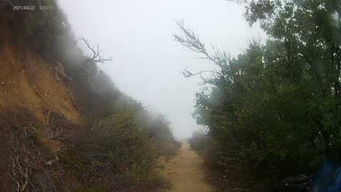 A wet ride on Barrett Stoddard Trail