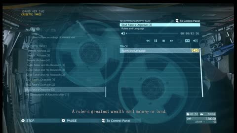 Metal Gear Solid V : The Phantom Pain - INFO