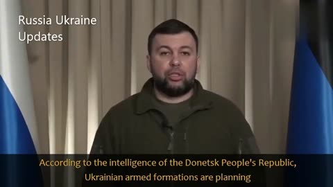 Emergency ALERT from Denis Pushilin (Head of the Donetsk People's Republic)