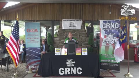 NC Supreme Court Justice Candidate Judge Richard Dietz Speaks at the GRNC GOA Steel Plate Challenge