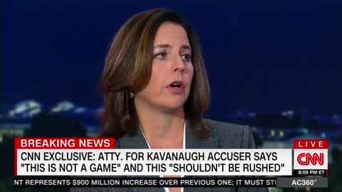CNN's Anderson Cooper Presses Kavanaugh's Accuser About Trying To Delay Testimony