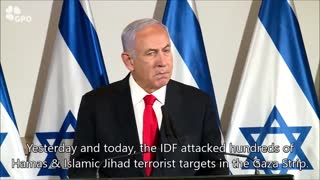 Netanyahu Says Hamas And Islamic Jihad Will 'Pay A Heavy Price For Their Aggression'