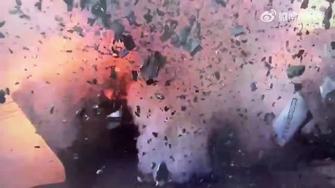 Large explosion on a ship at a container terminal in Ningbo, China