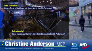 Farmers have been blockading the EU Parliament since tonight