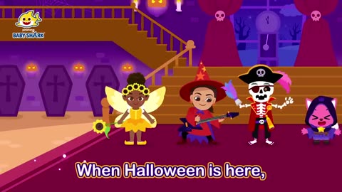 Baby Shark - Halloween Party with Baby Shark & The Wiggles - Halloween Songs