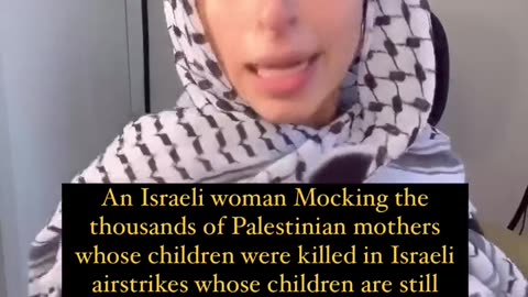 🇮🇱 An Israeli woman MOCKS