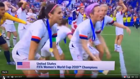 Did US Women's soccer disrespect the US flag? Yes.