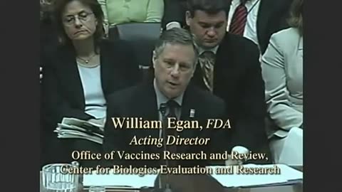 Mercury Thimerosal in Vaccines Congressional Hearing with CDC