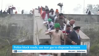India: Farmers march on Delhi demanding guaranteed crop prices | DW News