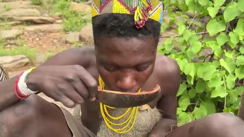 Experience Ancient Hadzabe Tribe Lifestyle | Hunting And Cooking In The Wild