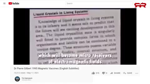 MAGNETIC NANOPARTICLES - DR. PIERRE GILBERT WARNED US IN 1995 OF COMING MANDATORY MAGNETIC VACCINES