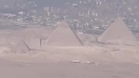 Egyptian pyramids from the plane!