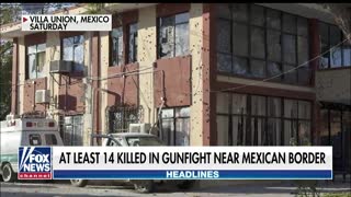 Mexico gunbattle near Texas border leaves 21 dead
