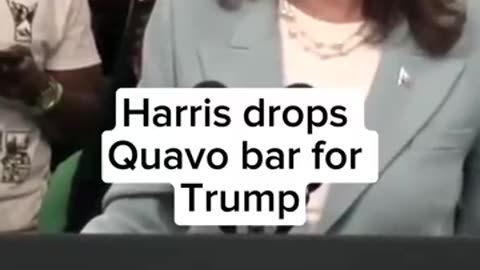 Kamala Harris drops Quavo bar for Trump