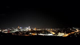 BRIGHT CINCINNATI AT NIGHT!