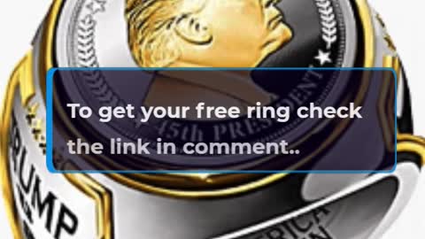 🔥US President Trump Gold and Silver Plated Ring | Trump news🔥 | trump 2024