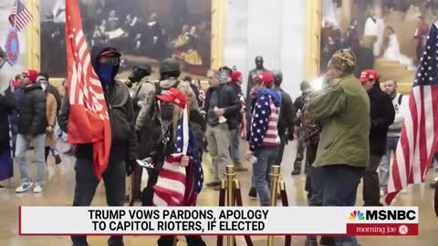 Trump Vows 'Full Pardons' For Capitol Rioters If He's Elected