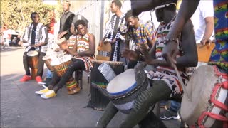 Senegal dance music show in Santiago, Chile